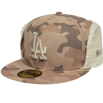 Cappello New Era 59Fifty Cord Down Flap LA UNICO