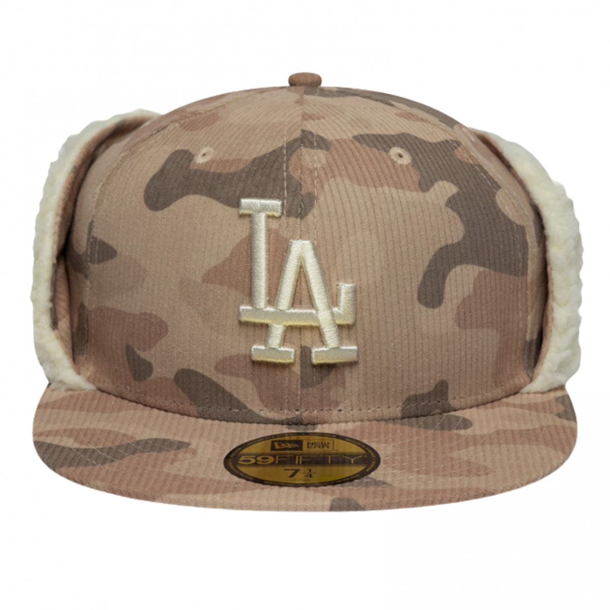 Cappello New Era 59Fifty Cord Down Flap LA UNICO