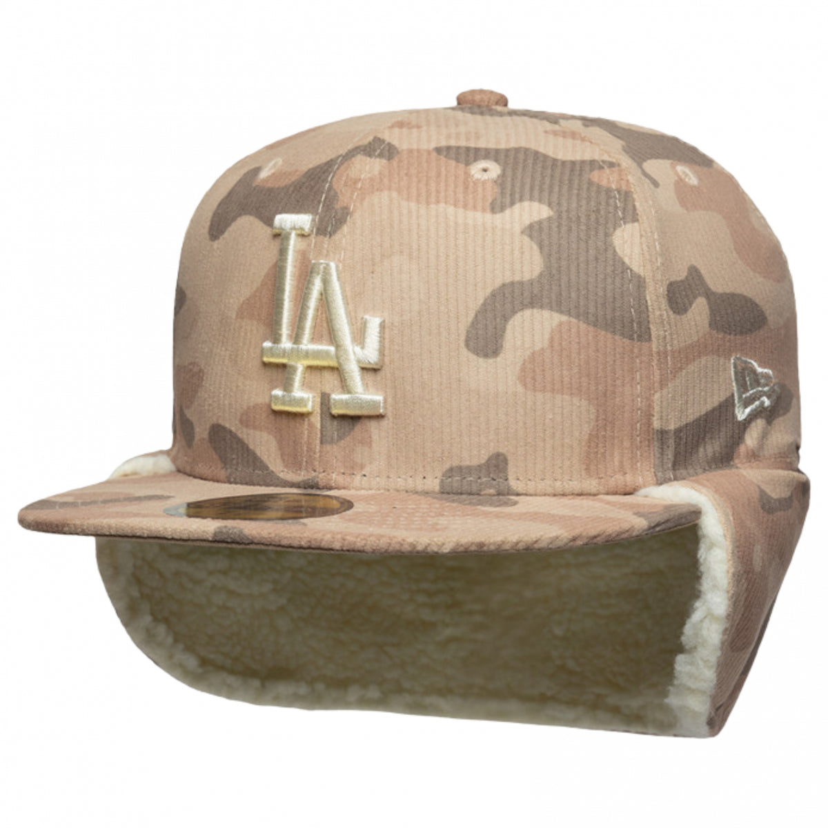 Cappello New Era 59Fifty Cord Down Flap LA UNICO