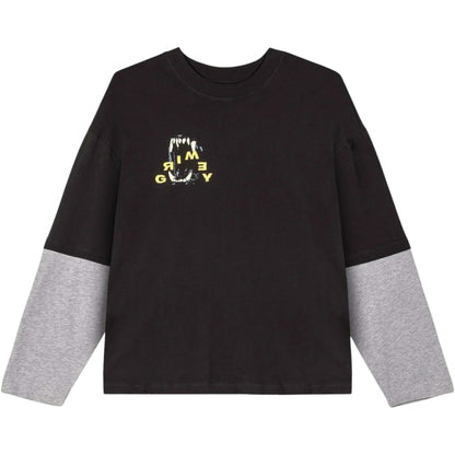 T-shirt Grimey Wild One Layered LS Tee