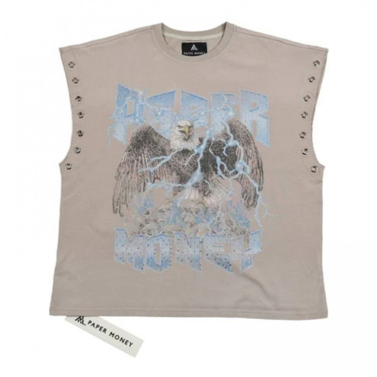 Maglietta Paper Money Freedom Graphic Cutoff Tee