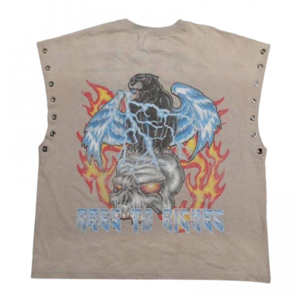 Maglietta Paper Money Freedom Graphic Cutoff Tee
