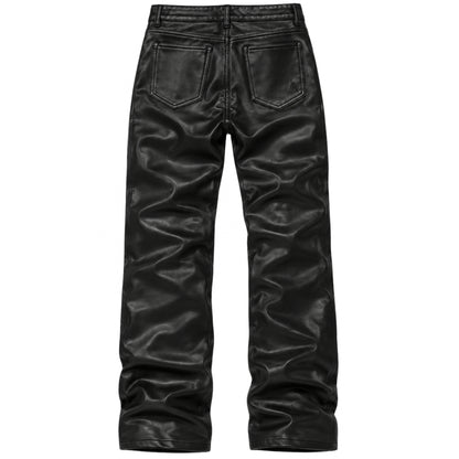 Pantalone Paper Money Fortune Vegan Leather Pants
