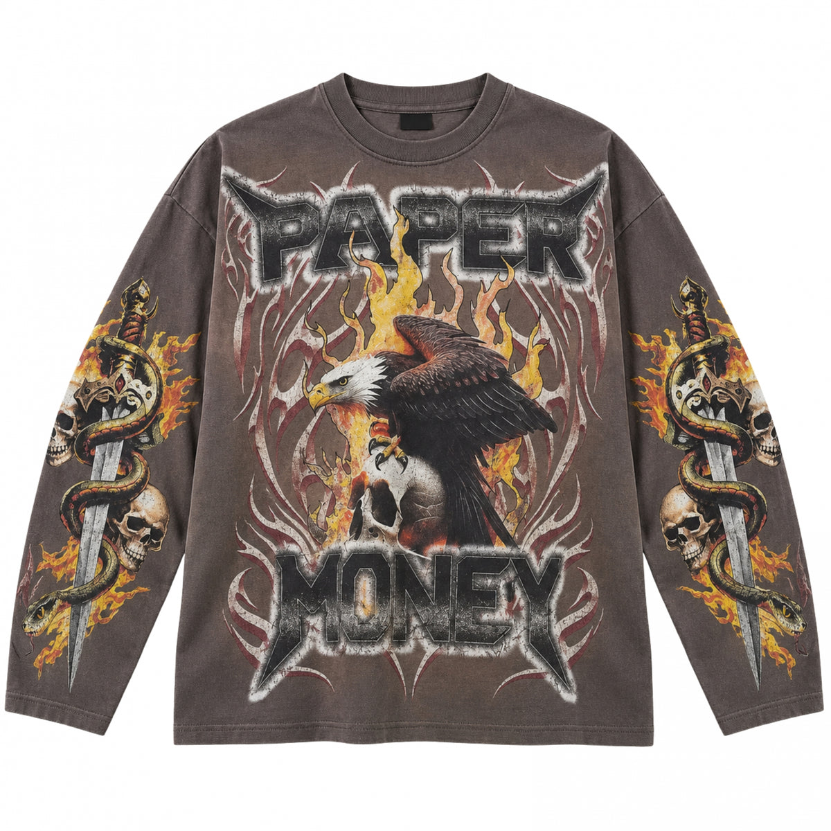 Maglietta Paper Money Soar Long Sleeve Tee