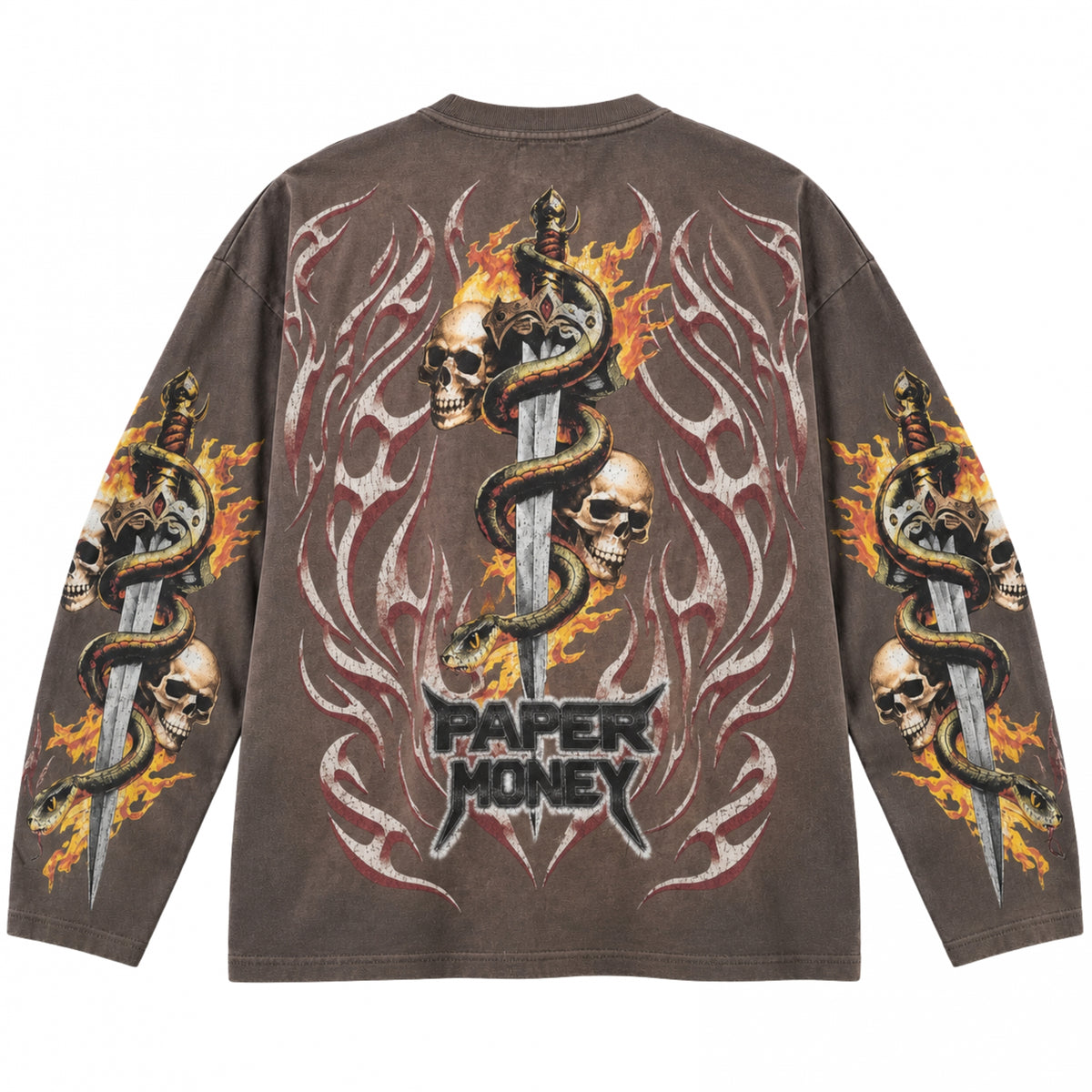 Maglietta Paper Money Soar Long Sleeve Tee