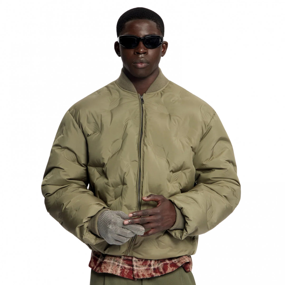 Giubbino DailyPaper Ayan Monogram Puffer Jacket