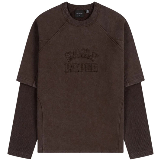 T-shirt DailyPaper Raglan Stacked Layered LS Tee
