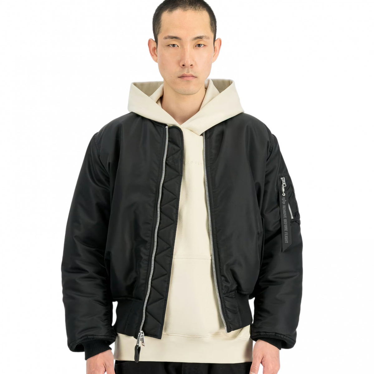 Giubbino Alpha Industries MA-1 Heritage BLACK