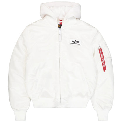 Giubbino Alpha Industries MA-1 Zip Hood Backprint