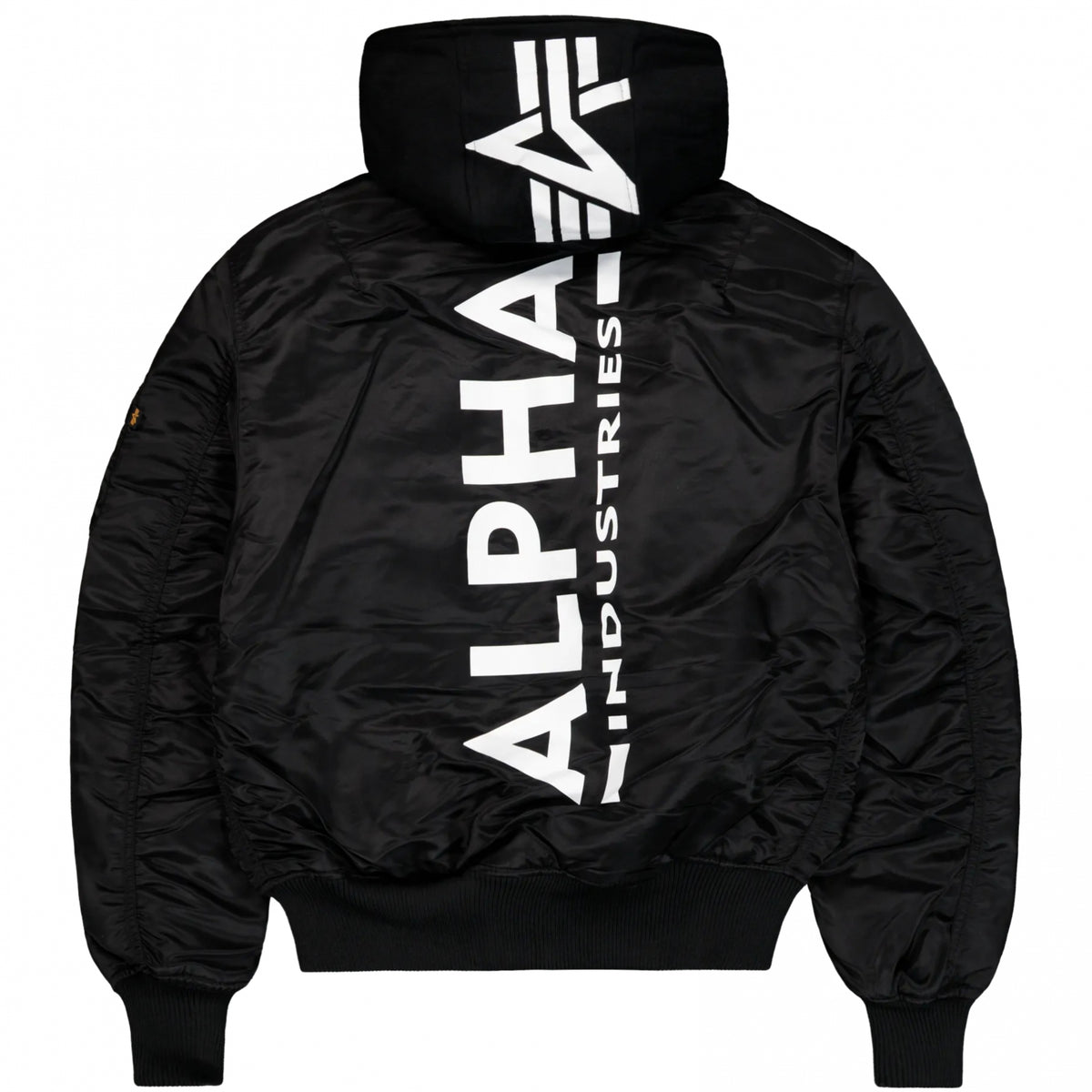 Giubbino Alpha Industries MA-1 Zip Hood Backprint