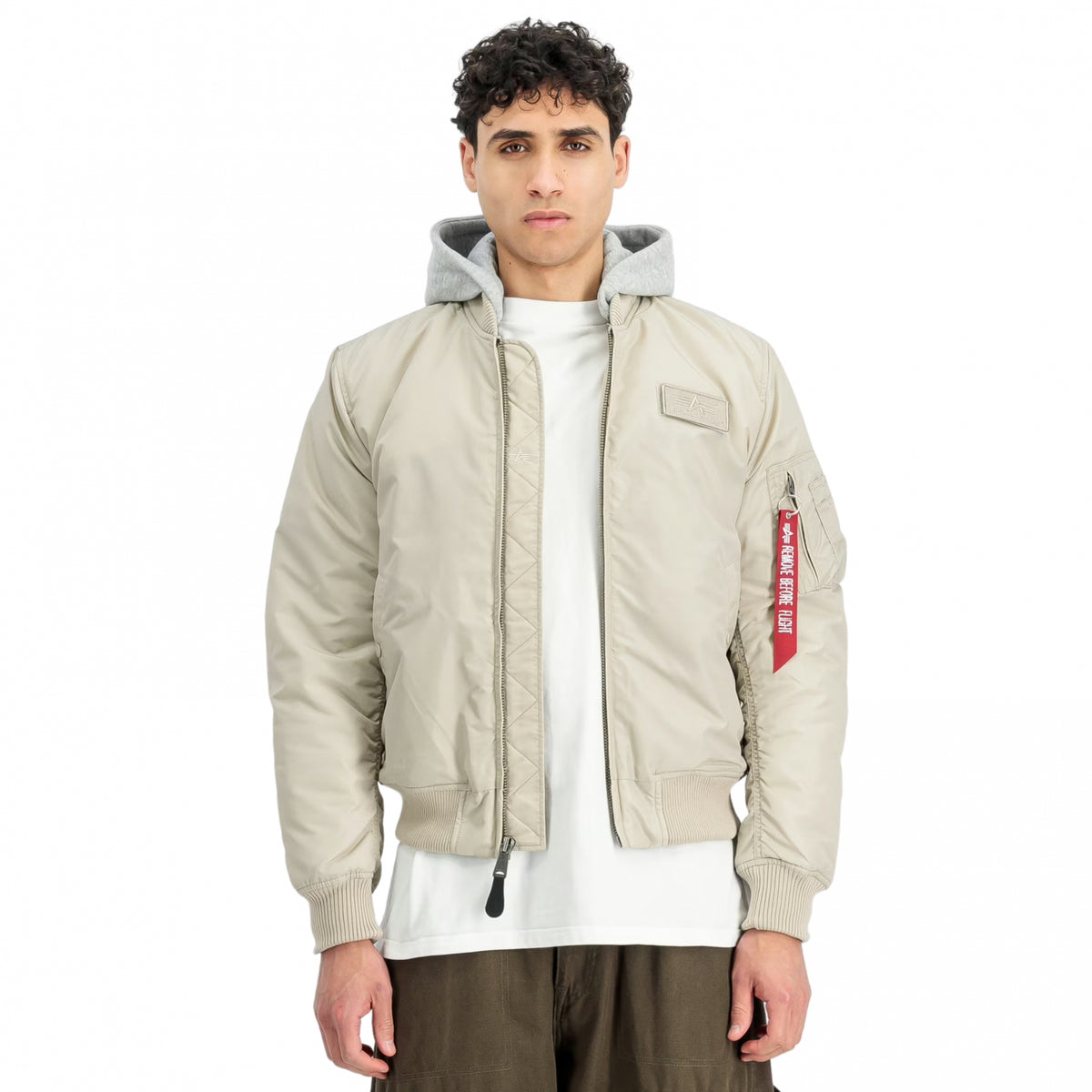 Giubbino Alpha Industries MA-1 TT Two Tone Hood CW