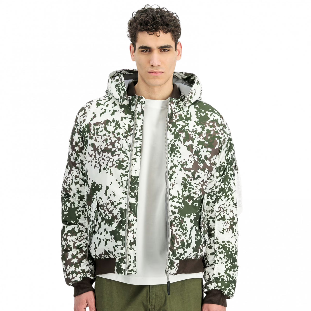 Giubbino AlphaIndustries MA-1 Taffeta Camo Bomber Jacket