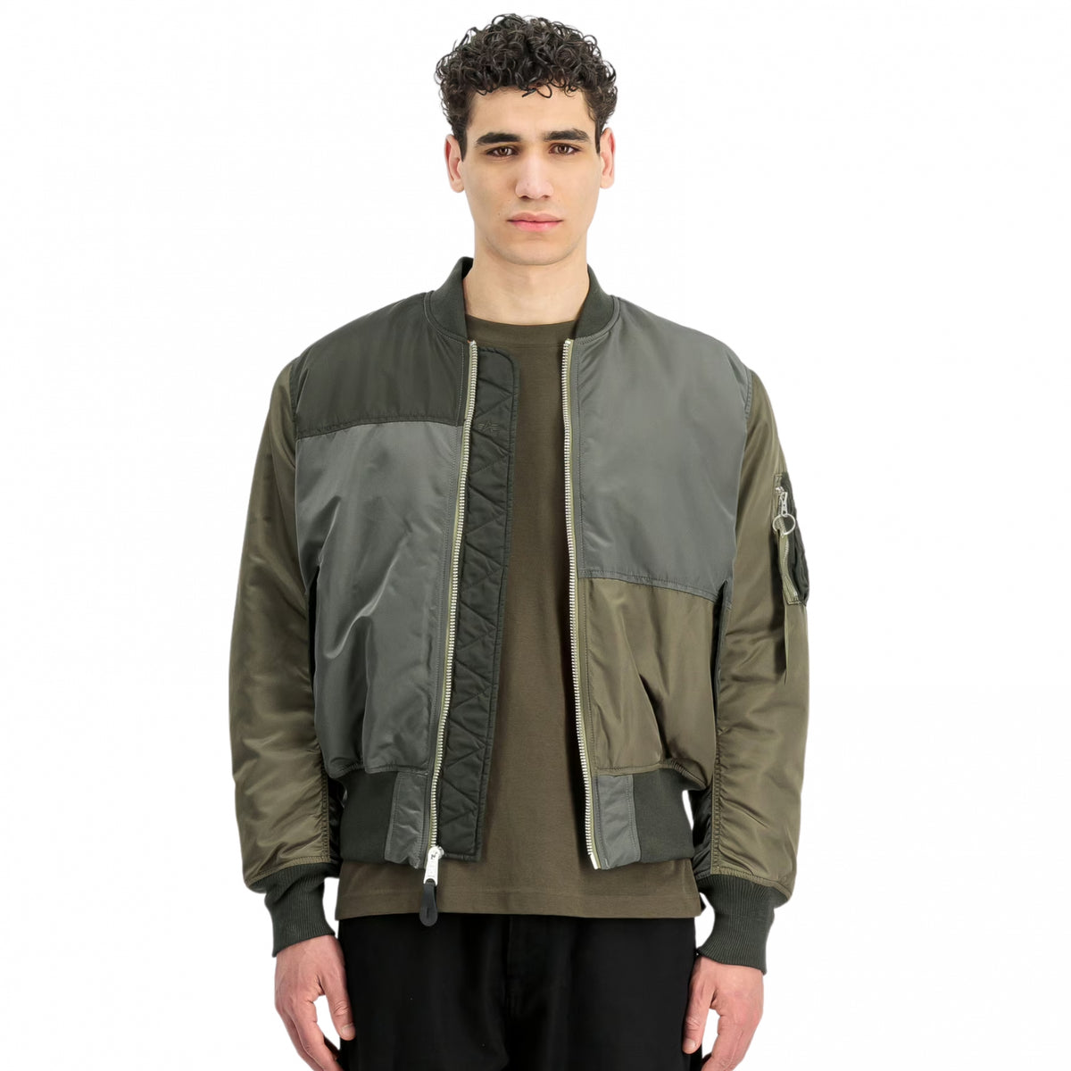 Giubbino AlphaIndustries MA-1 Tricolor