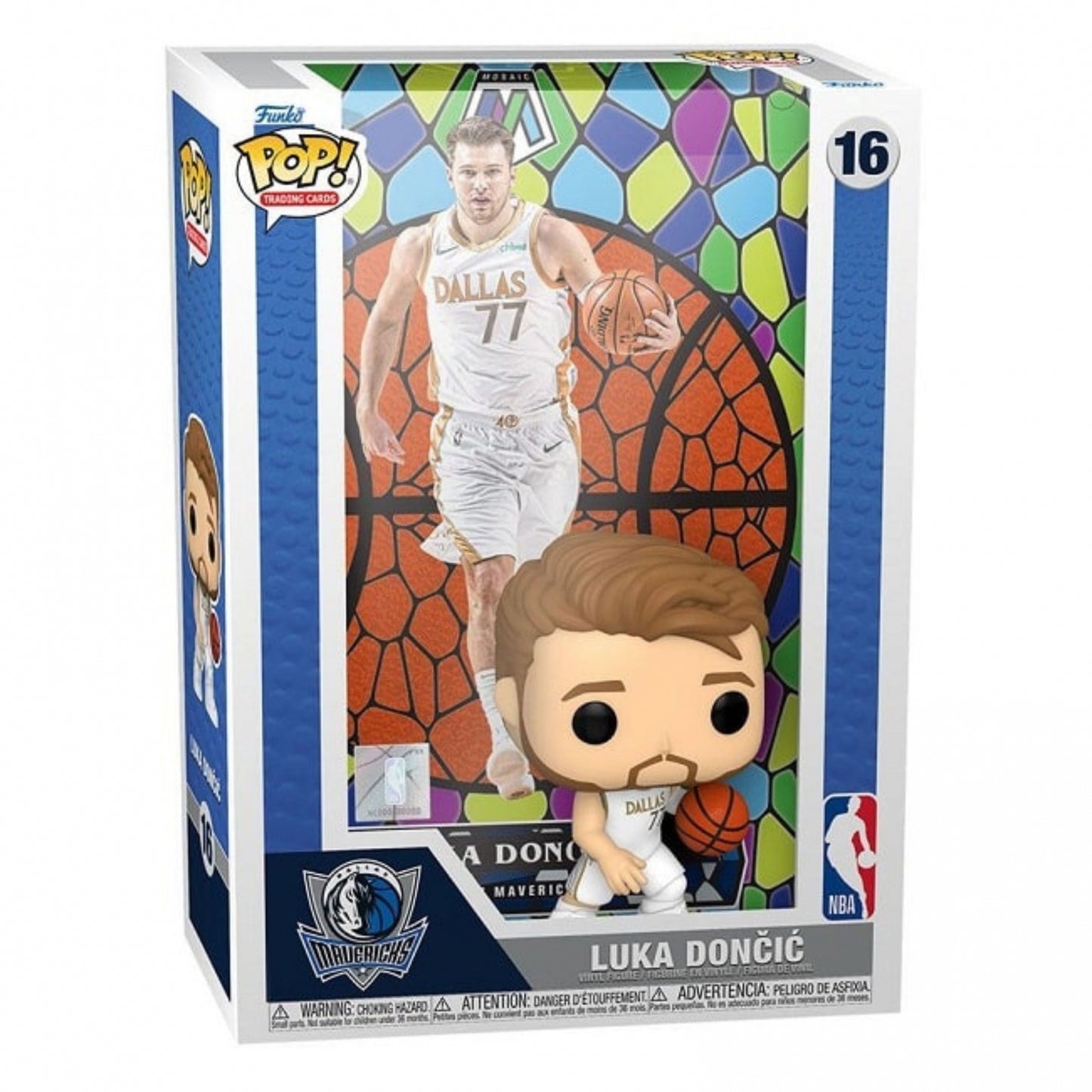 funko pop! NBA Luka Doncic Mosaic 16 UNIQUE