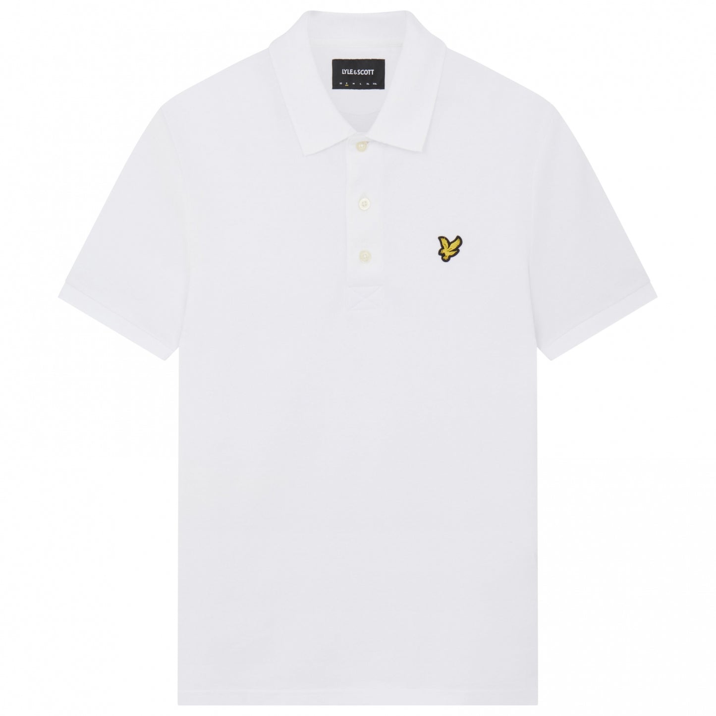 Lyle e Scott Plain Polo Shirt BIANCO