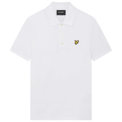 Lyle e Scott Plain Polo Shirt BIANCO