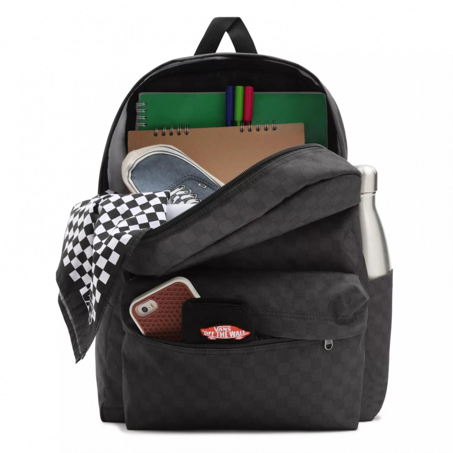 Vans Old Skool Check Backpack BLACK