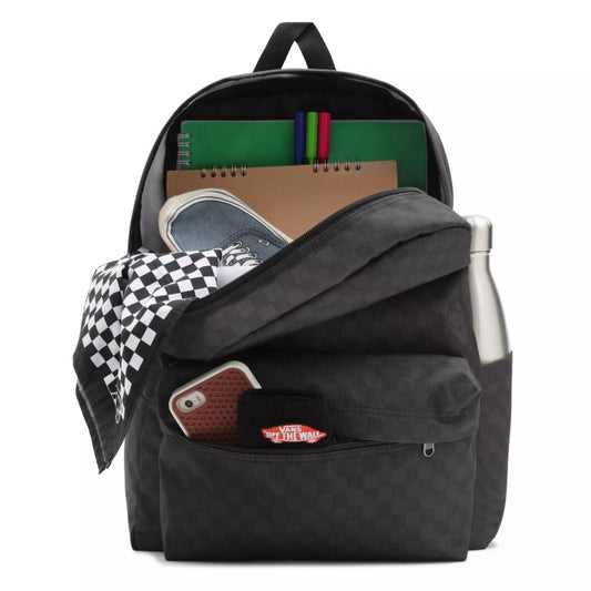 Vans Old Skool Check Backpack BLACK