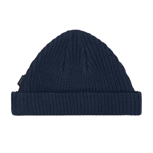 Edwin Short Beanie Hat BLUE