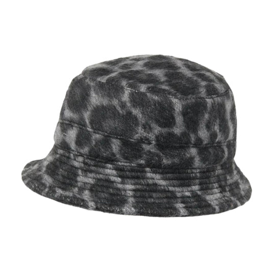 Edwin Bucket Hat Lined LEOPARD