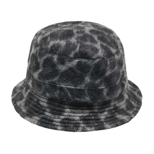 Cappello Edwin Bucket Hat Lined LEOPARDATO