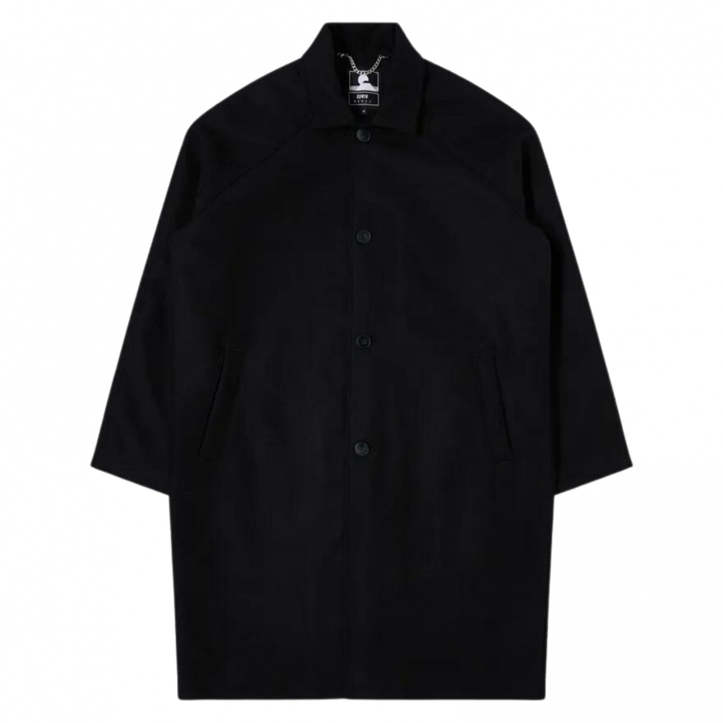Edwin Mac Wool Coat Jacket BLACK