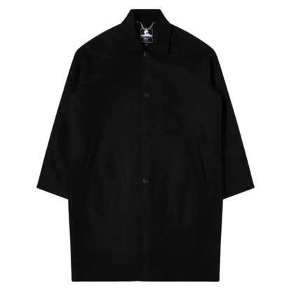Edwin Mac Wool Coat Jacket BLACK