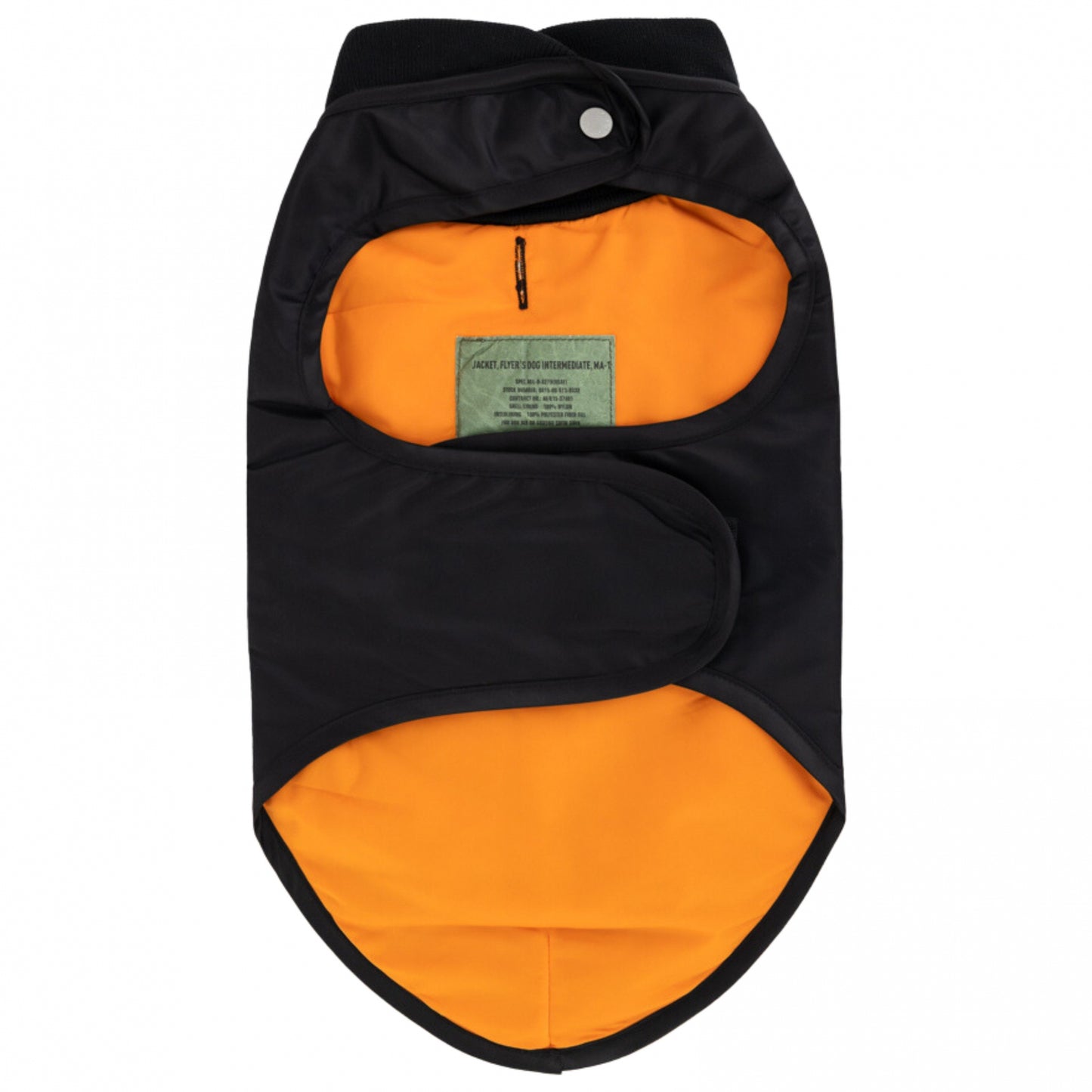 ALpha MA-1 Dog Jacket Back Print Harness