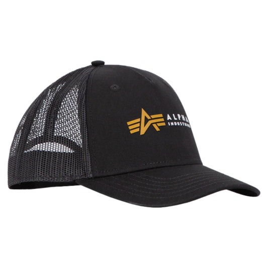 Alpha Label Trucker Cap Hat